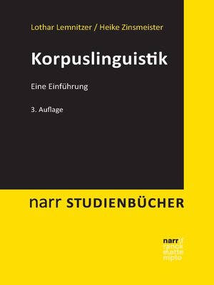 cover image of Korpuslinguistik